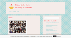 Desktop Screenshot of fansblog.es
